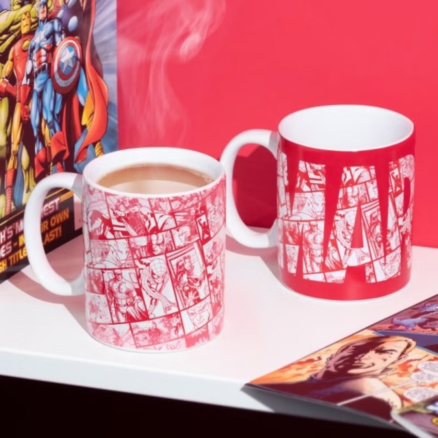 MARVEL 漫威 Logo熱感變色馬克杯