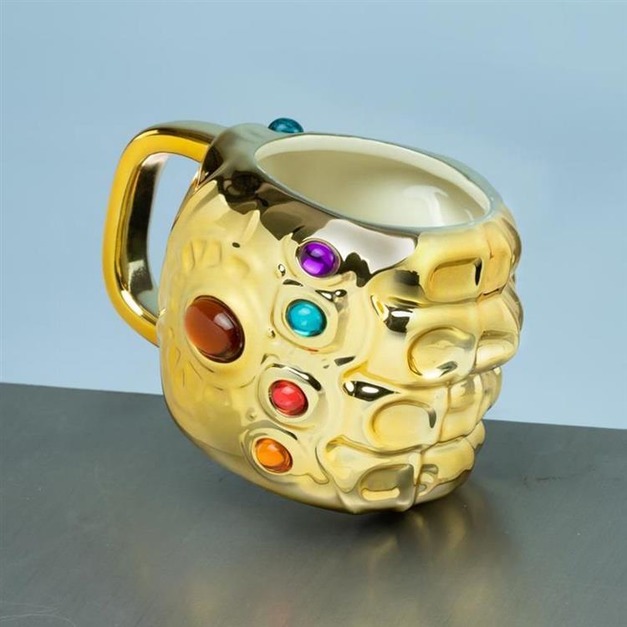 MARVEL 漫威 無限手套造型馬克杯