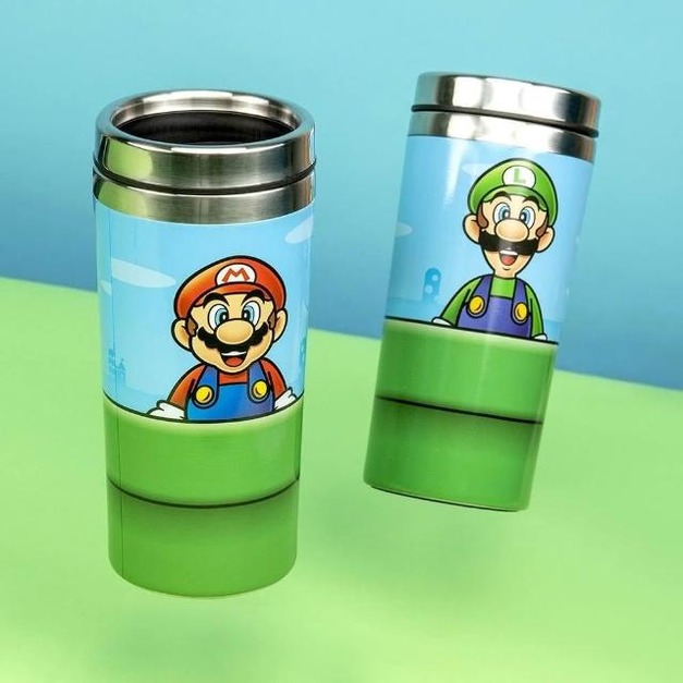 Nintendo 任天堂 超級瑪利歐 傳送水管不鏽鋼保溫杯 - 450ml