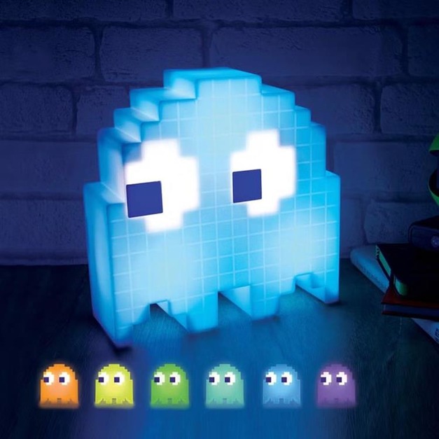 PAC-MAN 小精靈 鬼魂 3D造型變色小夜燈