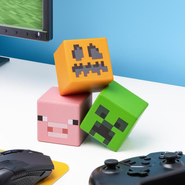 Minecraft 麥塊 紓壓捏捏樂（苦力怕、豬、南瓜燈）