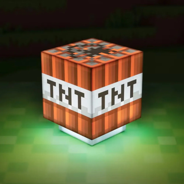 Minecraft 麥塊 TNT炸藥 3D造型音效小夜燈