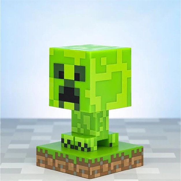 Minecraft 麥塊 苦力怕造型 ICON小夜燈