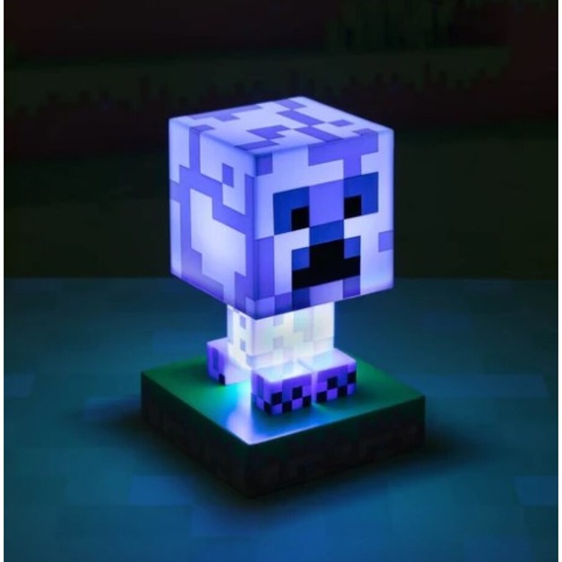 Minecraft 麥塊 閃電苦力怕造型 ICON小夜燈