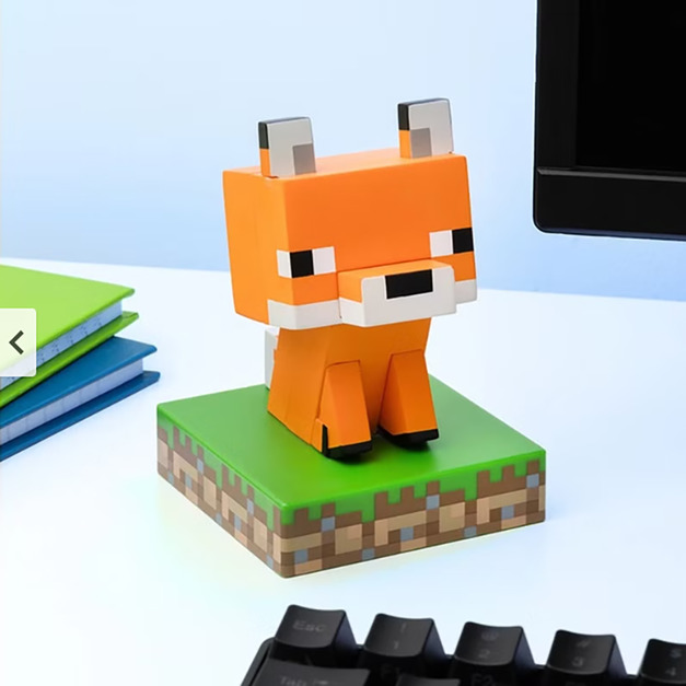 Minecraft 麥塊 狐狸造型 ICON小夜燈