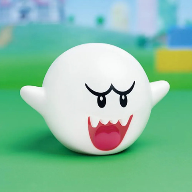 Nintendo 任天堂 超級瑪利歐 害羞幽靈 3D造型音效小夜燈