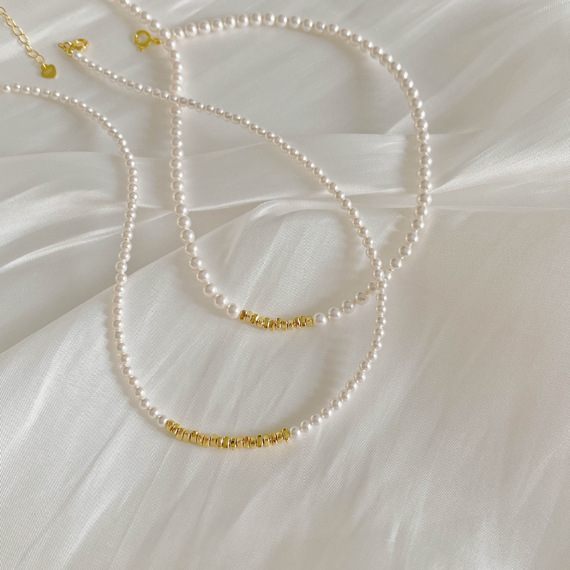 戴著珍珠項鍊的少女 │鎖骨鍊