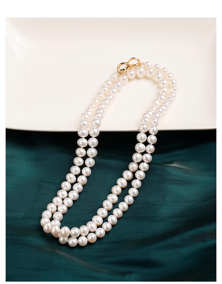 天然淡水珍珠│毛衣鏈