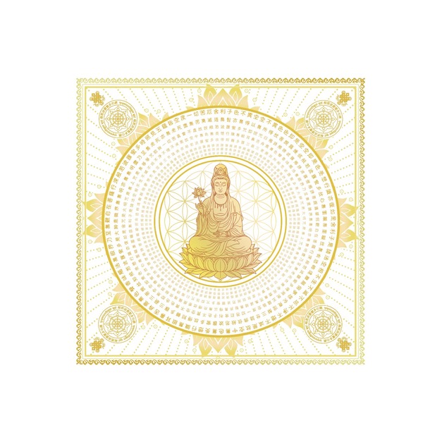 觀音心經紙 白 一本40張/無摺痕