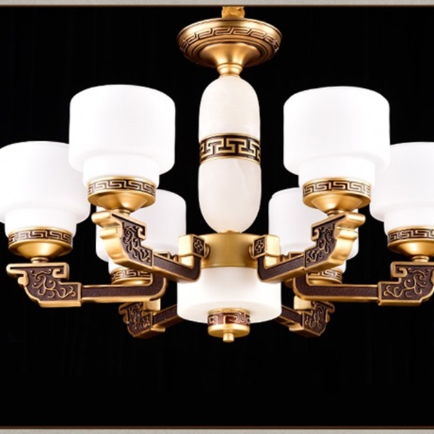 新中式鋅合金吊燈(W860XH510)