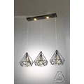 Industrial chandelier with Crystal ( Preorder )_2