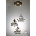 Industrial chandelier with Crystal ( Preorder )