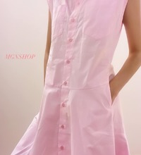 Pink襯衫洋裝