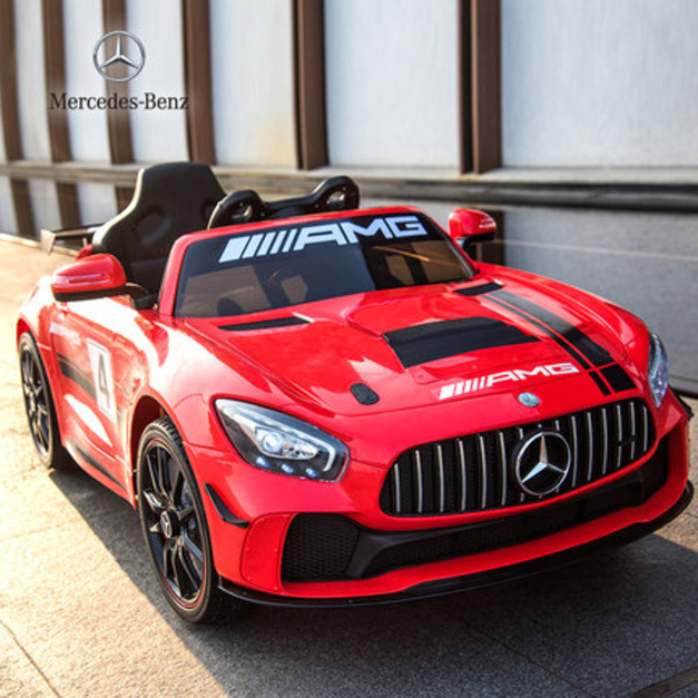 賓士 Benz GT4 標準版 原廠授權 雙驅兒童電動車 紅色