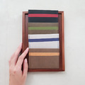 簡約撞色 水洗牛皮紙票卡夾 | 票券夾 證件套 名片夾 卡片夾