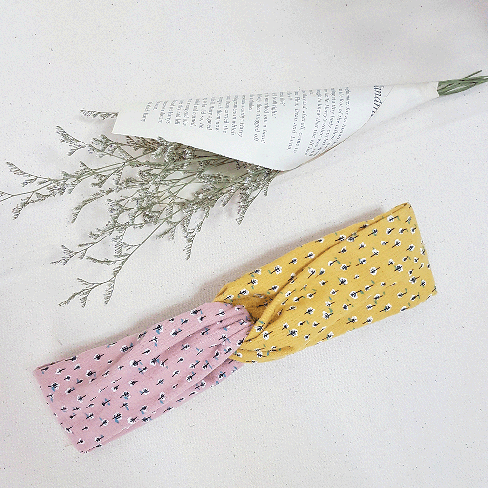 MIX 春風十里交叉鬆緊髮帶