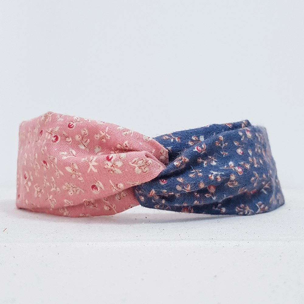 MIX 玫瑰園交叉鬆緊髮帶