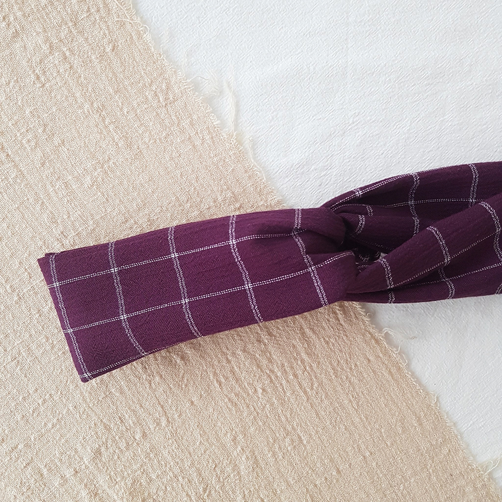 MIX 咖啡廳 沉穩百搭 | 交叉鬆緊髮帶