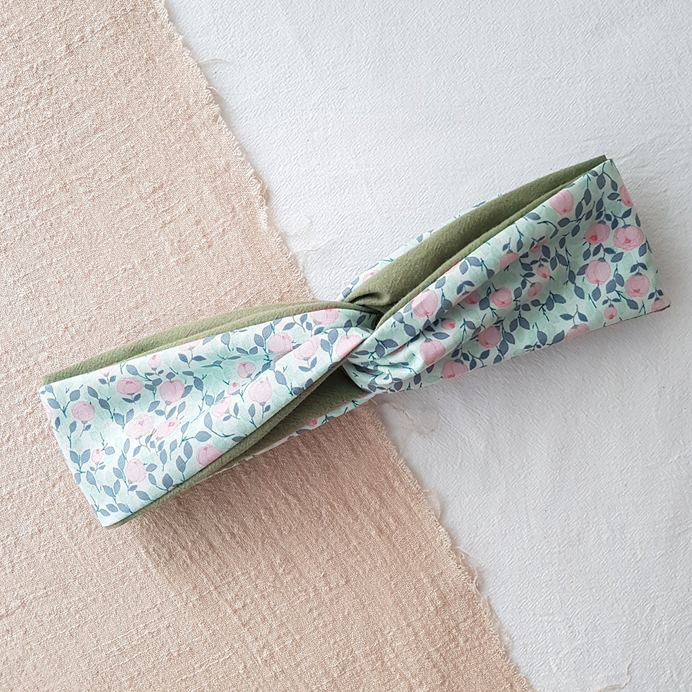 MIX 青蘋果玫瑰 | 交叉鬆緊髮帶