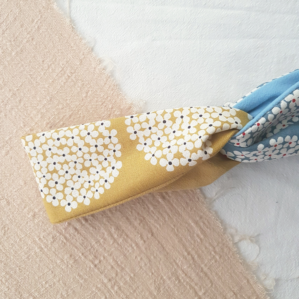 MIX 繁花交叉鬆緊髮帶