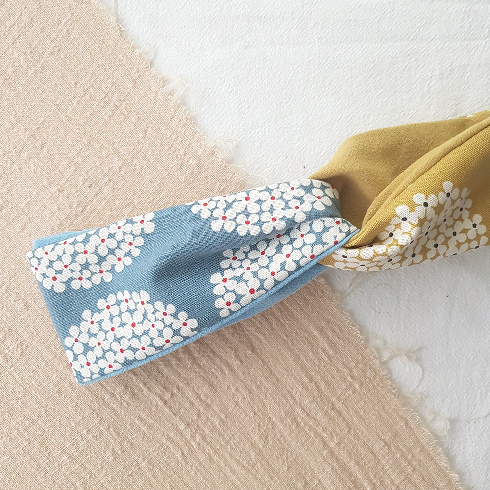 MIX 繁花交叉鬆緊髮帶