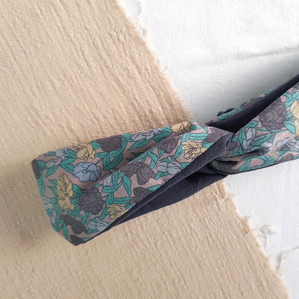 MIX 交織 韓國布 | 交叉鬆緊髮帶