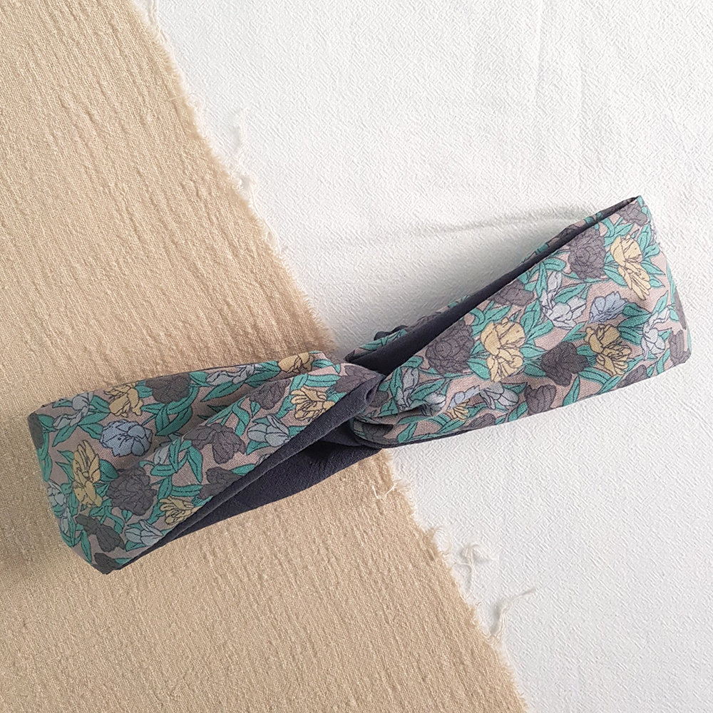 MIX 交織 韓國布 | 交叉鬆緊髮帶