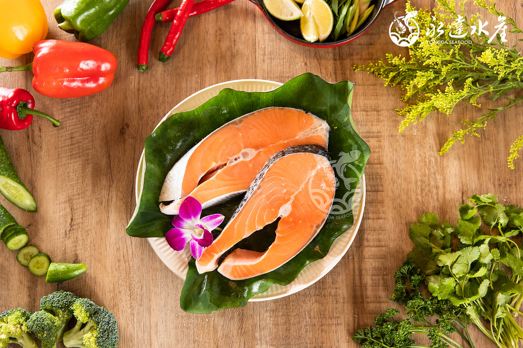 水產|海鮮|智利厚切鮭魚片|鮭魚|三文魚|魚肉|魚|魚片|魚排|OMEGA-3
