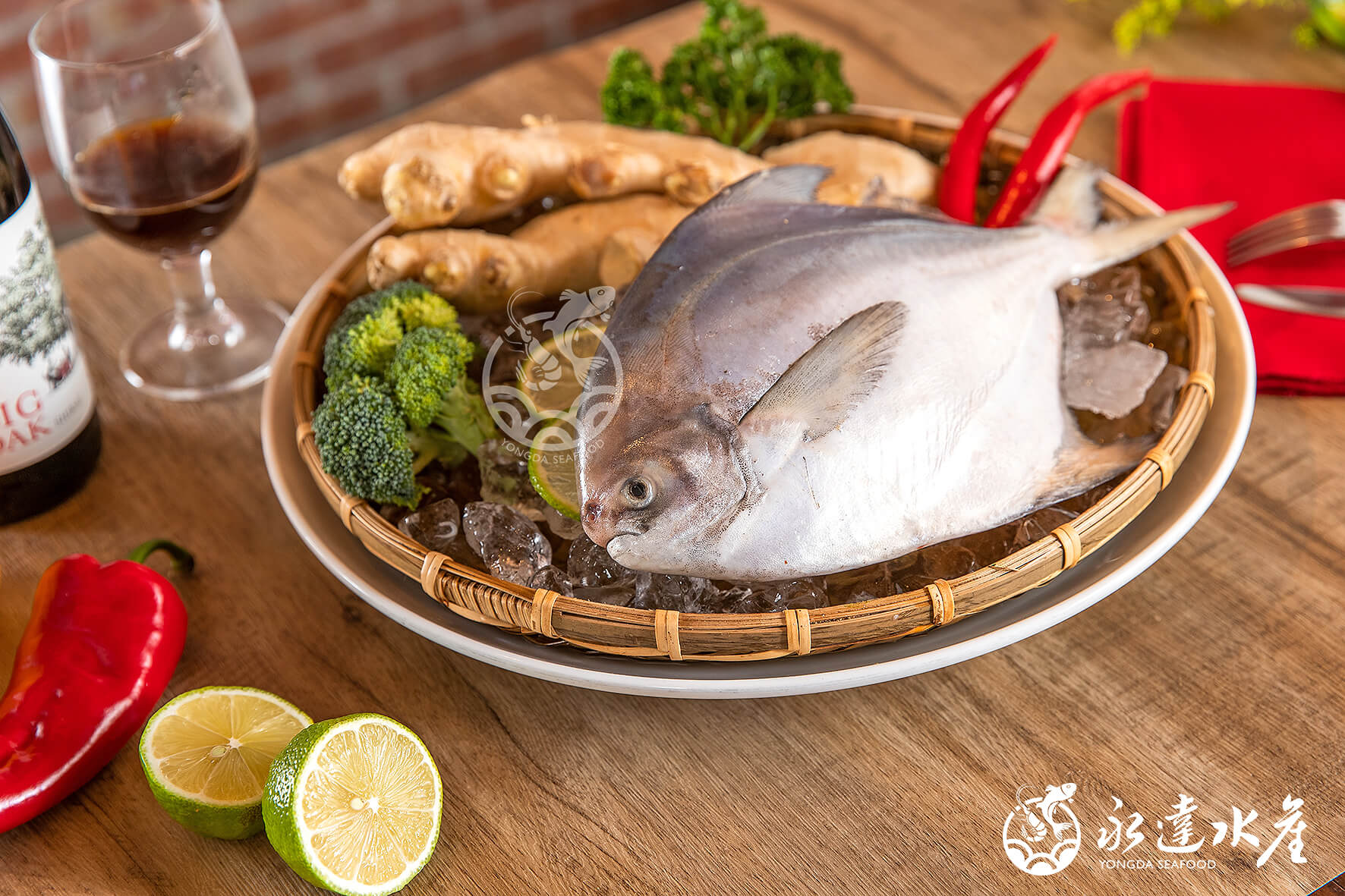 水產|海鮮|野生船凍正白鯧|白鯧|鯧魚|魚肉|魚
