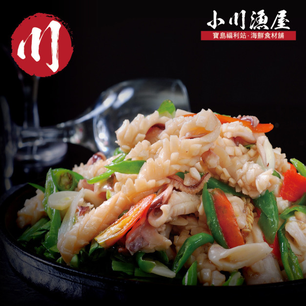 小川漁屋 鮮凍刻花魷魚11包(300g&plusmn;10%/包)