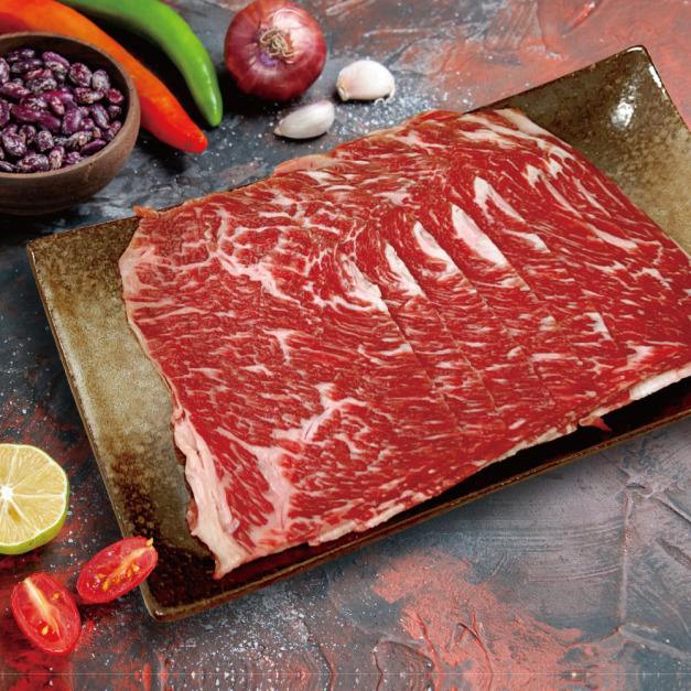 豪鮮牛肉 美國霜降翼板牛肉片3包(200g±10%/包)