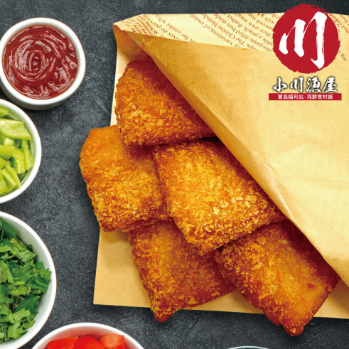 小川漁屋 香酥花枝排24片（75g±10%片/12片/盒）