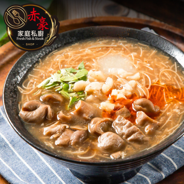 赤豪家庭私廚 古早味大腸麵線羹3包(600g&plusmn;10%/包)