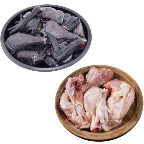 【約克街肉舖】台灣土雞/烏骨雞切塊任選12包(300g&plusmn;10%/包)