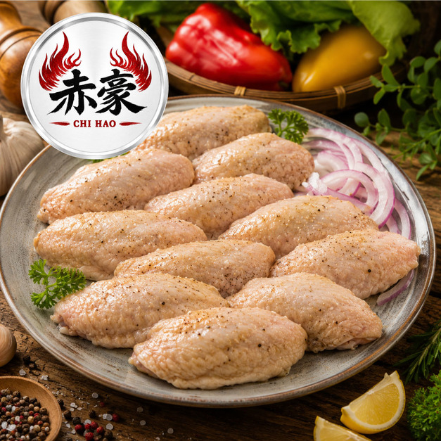 赤豪家庭私廚 椒鹽鮮嫩雞中翅5包(500g&plusmn;10%/包)