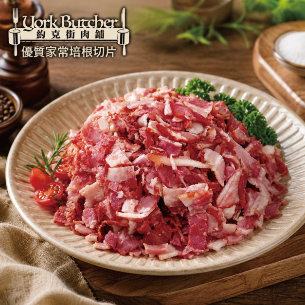 約克街肉鋪 台灣國產優質家常培根切片1包 (200g&plusmn;10％/包)_任選Premium Taiwanese Bacon Slices | Savory & Versatile