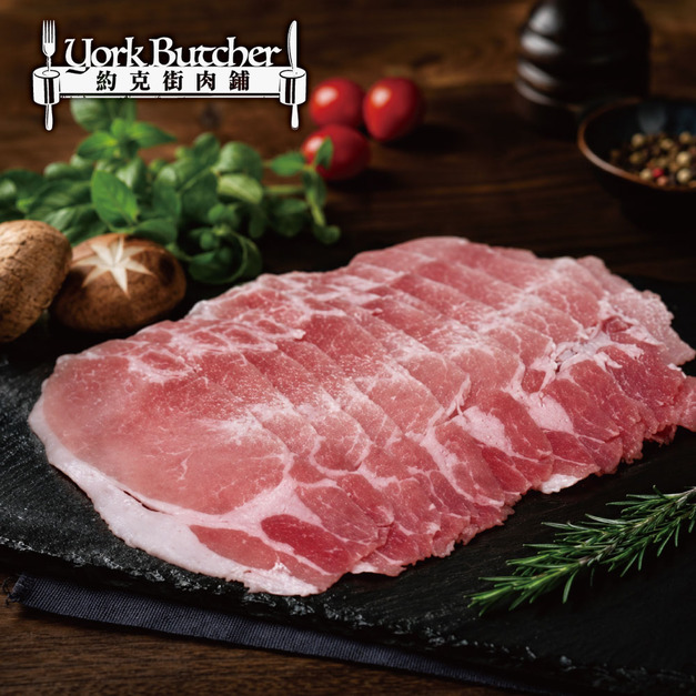約克街肉鋪 精選台灣豬梅花肉片4包(250g&plusmn;10%/包)