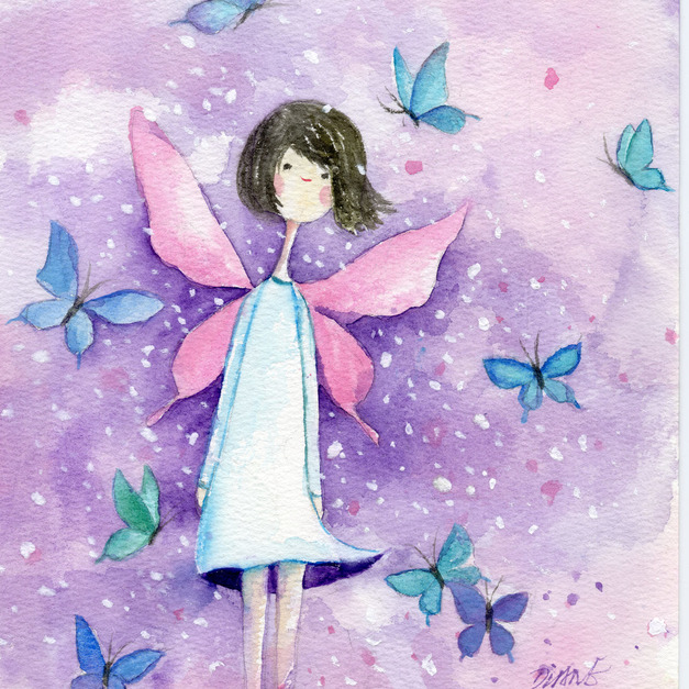 花若盛開.蝴蝶自來