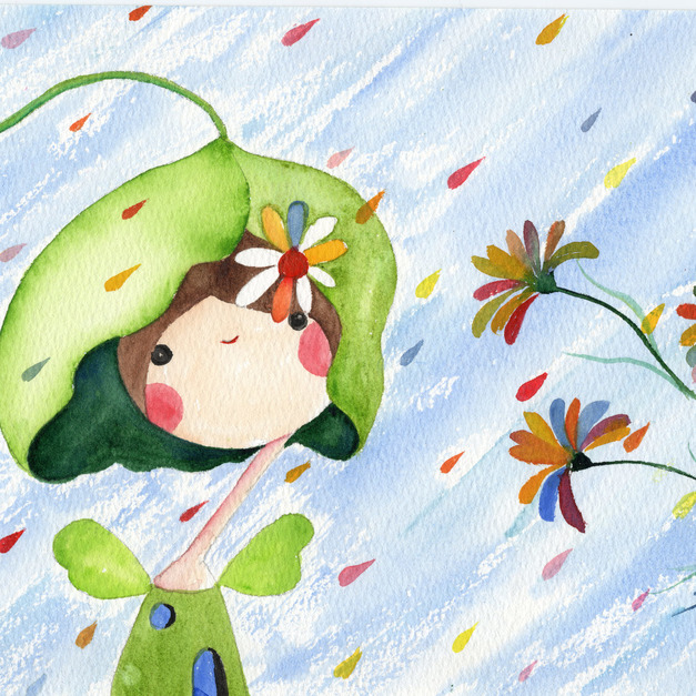 我想用荷葉做成帽子