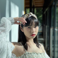 臺灣原生種白花 蝴蝶蘭｜靜謐山林｜交叉髮帶．大人_1