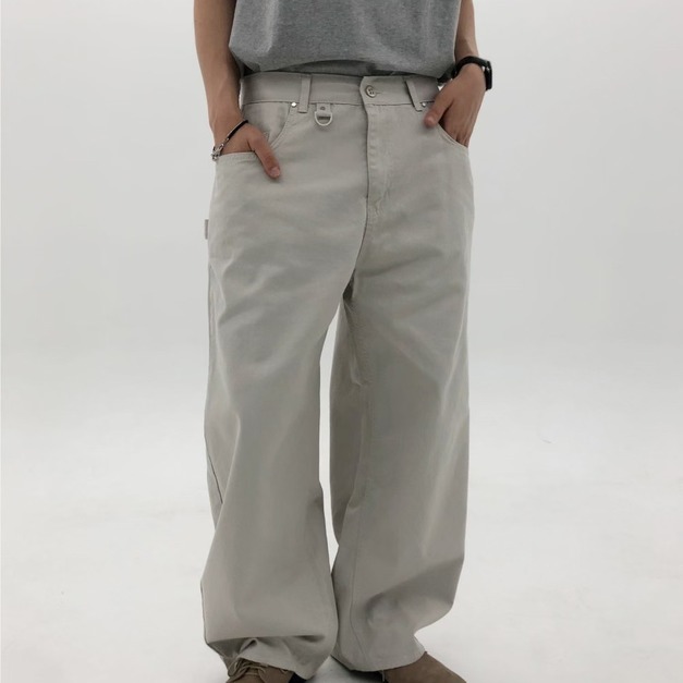 小彎刀休閒卡其長褲
