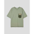 口袋拼接Tee