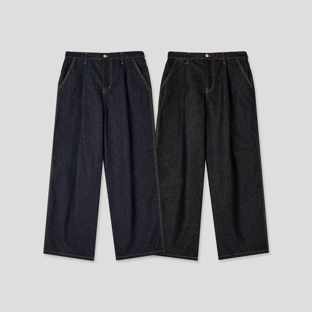 經典原色牛仔長褲