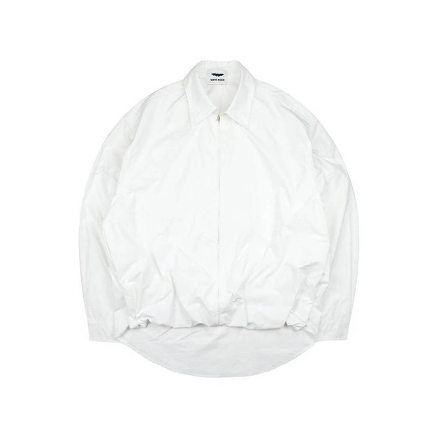 前下擺反摺長袖襯衫