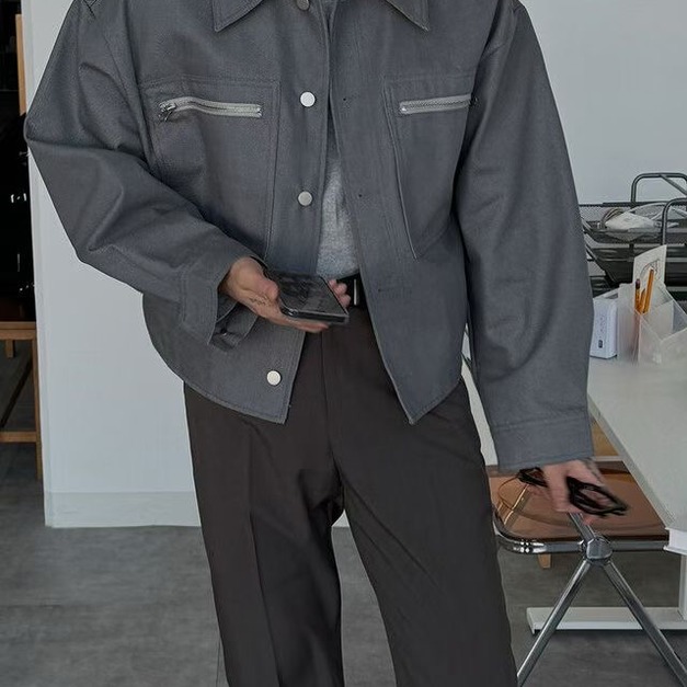 立體剪裁短版外套