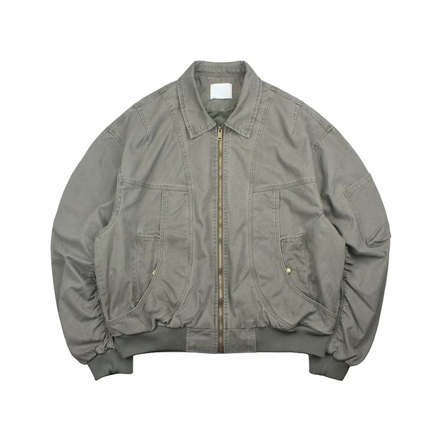 結構線條飛行薄夾克