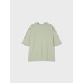 圓領寬鬆落肩後打褶短袖上衣_10