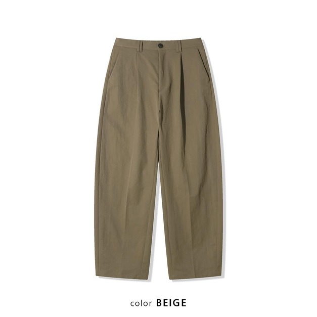 垂墜廓形休閒長褲