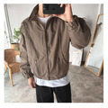 極簡廓形立領薄夾克