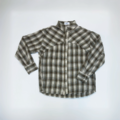 仿舊抽鬚格紋襯衫_1